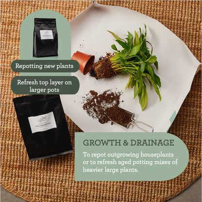 Generosa Soil Freshener Potting Soil - Organic, Nutrient-Rich Soil for Thriving Plants 2000ml