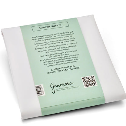 Generosa Plant Caring Mat - Eco-Friendly Potting Tarp for Mess-Free Repotting & Plant Care 60x70cm