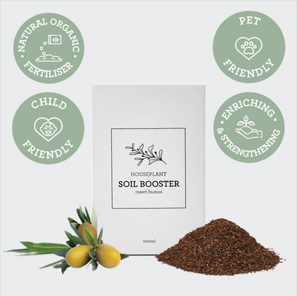 Generosa Soil Booster Organic Fertilizer - Natural Soil Enhancer for Healthy Plants | 1000ml Insect Humus
