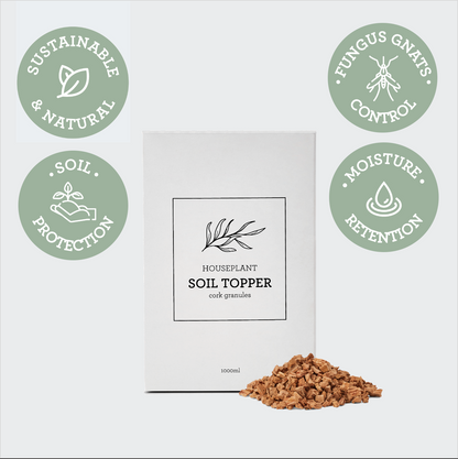 Generosa Soil Topper Natural Mulch - Eco-Friendly Mulch for Healthy Soil & Plants 1000ml