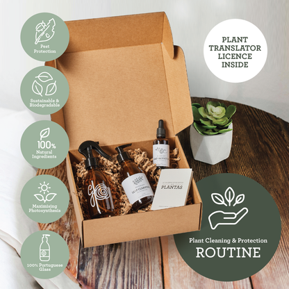 Generosa Plant Spa Gift Set - Plant Protection and Cleaning | Neem oil 50ml and Plant Soap 200ml Kit | Combating Plant Pests | Eco-friendly Gift | Gift for Plant Lovers