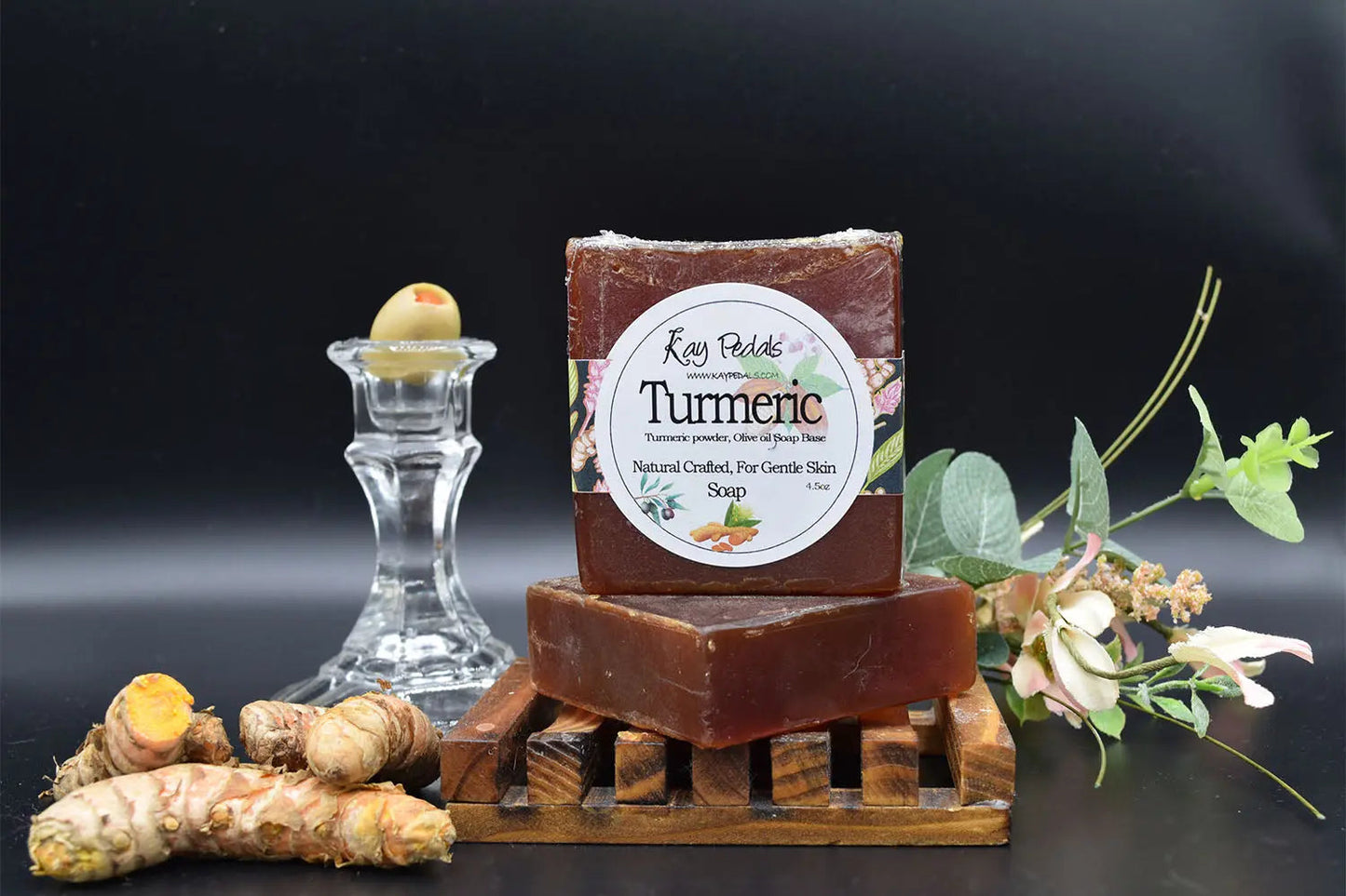 Turmeric and Olive Natural Crafted Bar Soap 4.5oz